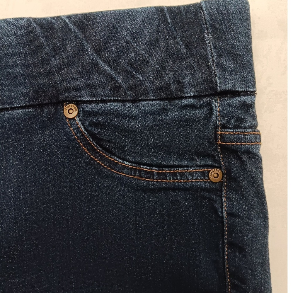 Liverpool 10/30 Pull On Skinny Legging Jeans Dark Wash Indigo Stretch Denim‎ - Picture 8 of 15